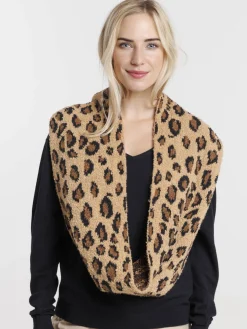 Echarpe snood léopard femme