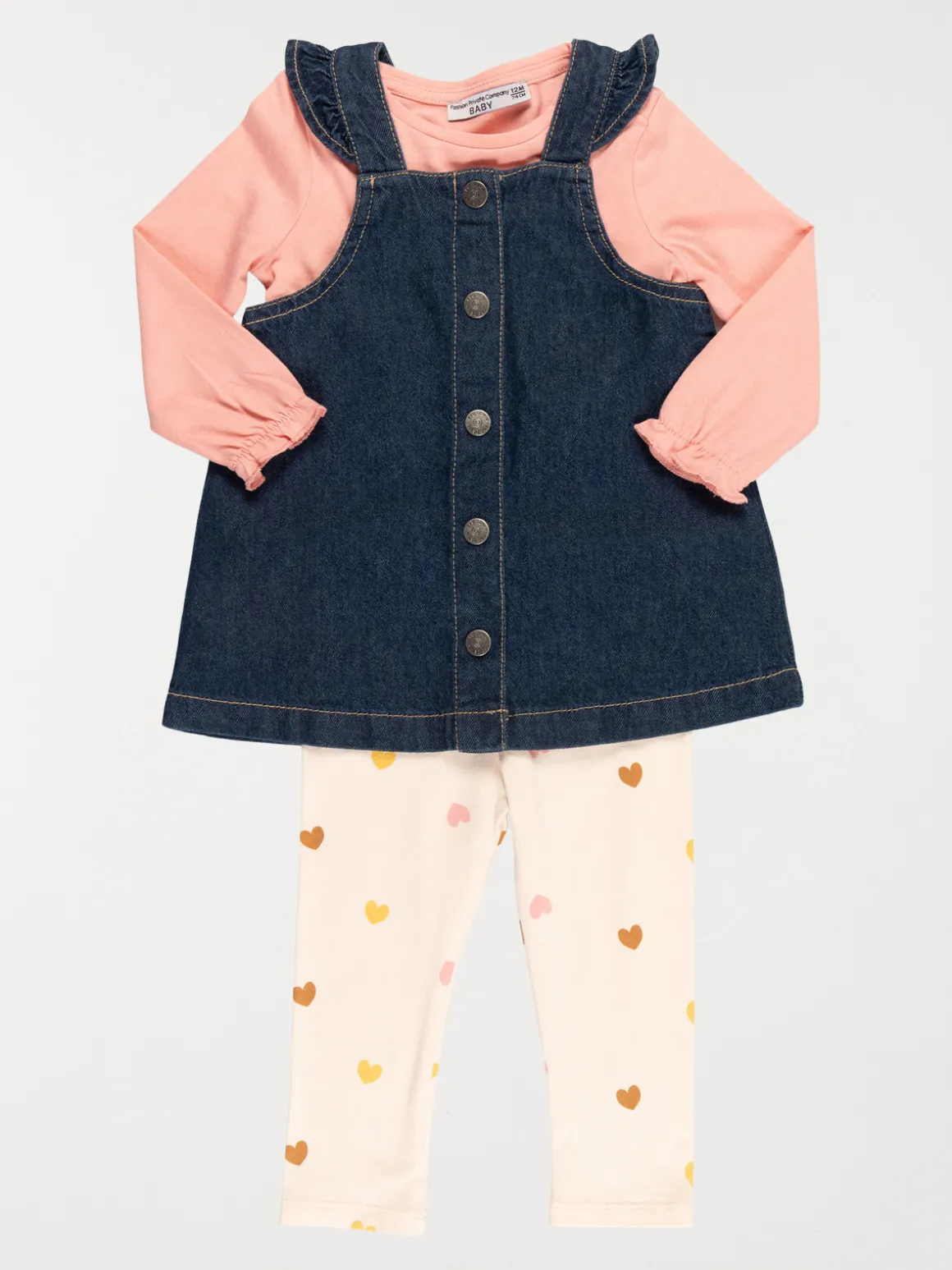 Ensemble 3 pièces fille (3-36M)
