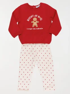 Ensemble biscuit de Noël fille (3-36M)