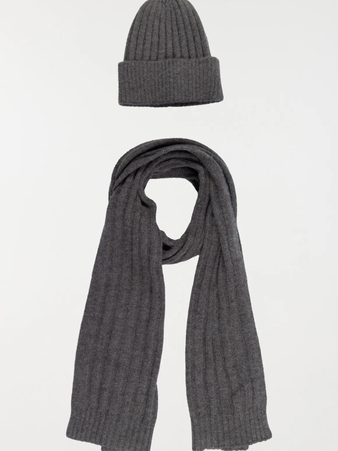 Ensemble bonnet écharpe homme
