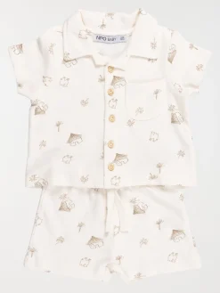 Ensemble chemise et short garçon (3-36M)