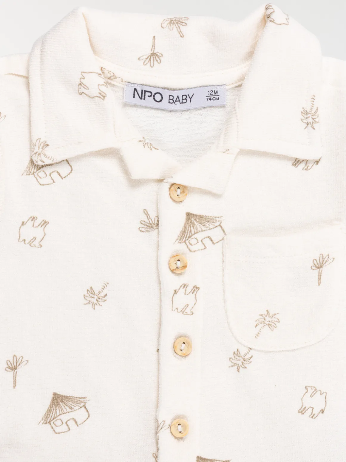 Ensemble chemise et short garçon (3-36M)