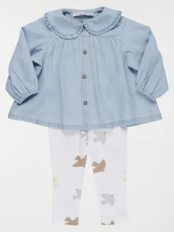 Ensemble chemisier/legging fille (3-36M)