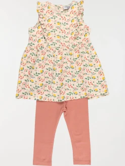 Ensemble fille robe et legging (3-36M)