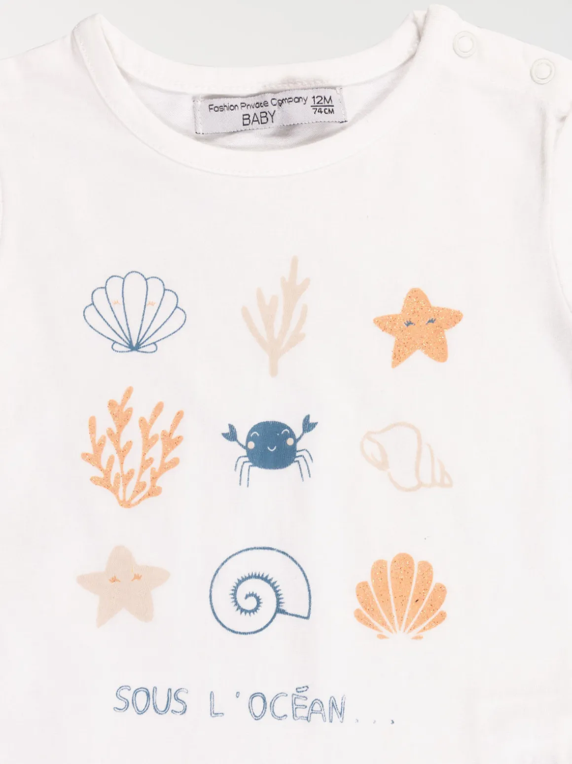 Ensemble fille t-shirt/short (3-36M)