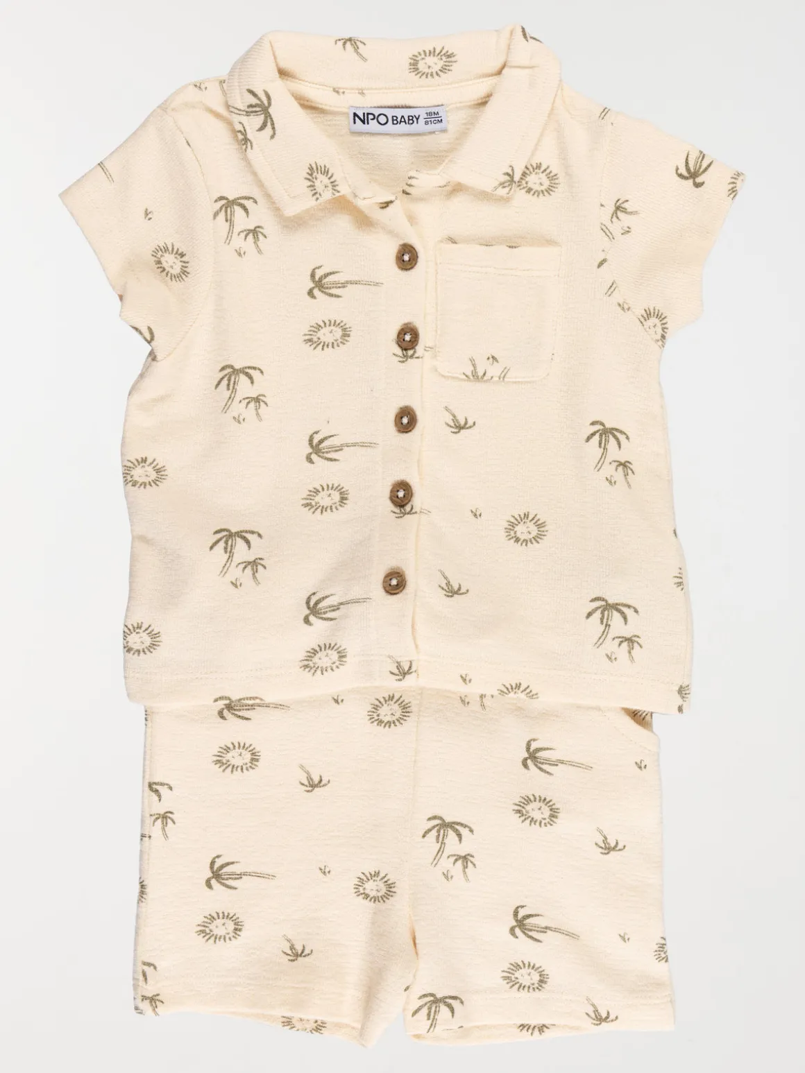 Ensemble garçon t-shirt short (6-36M)