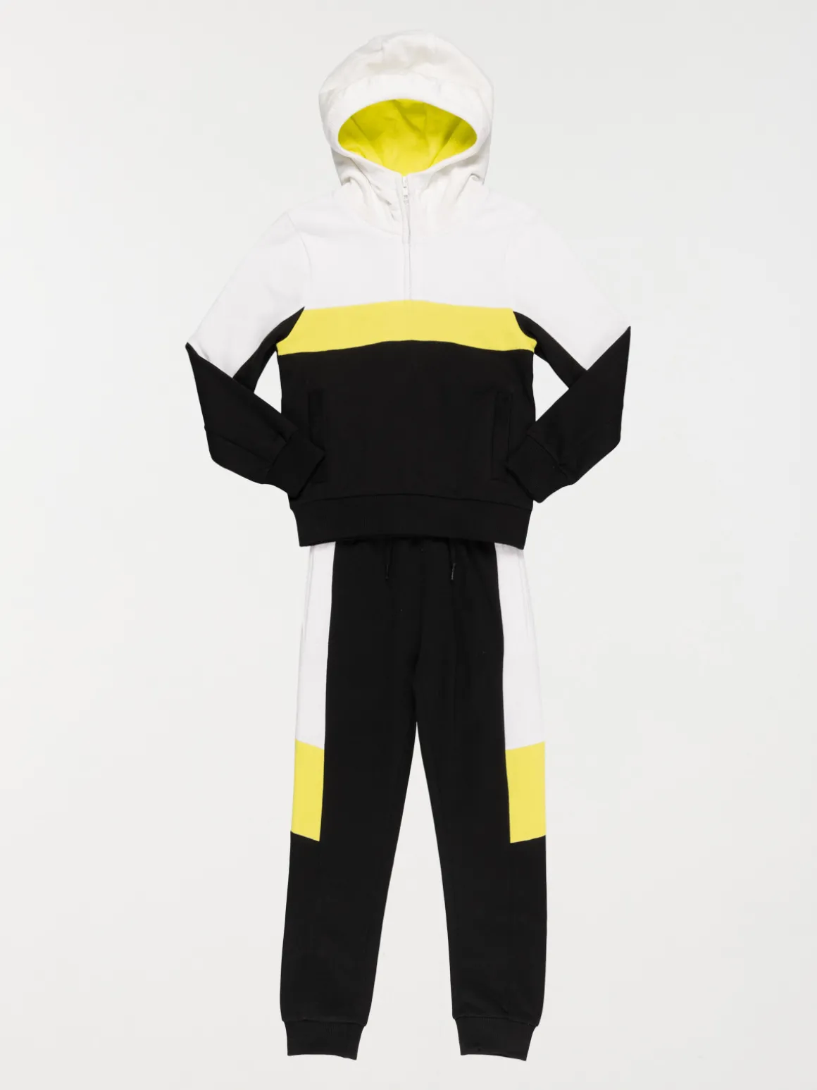 Ensemble jogging noir garçon (3-8A)