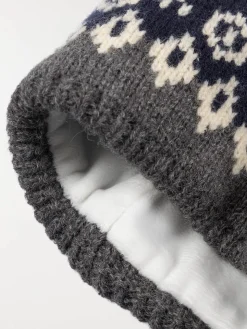Ensemble snood ert bonnet garçon