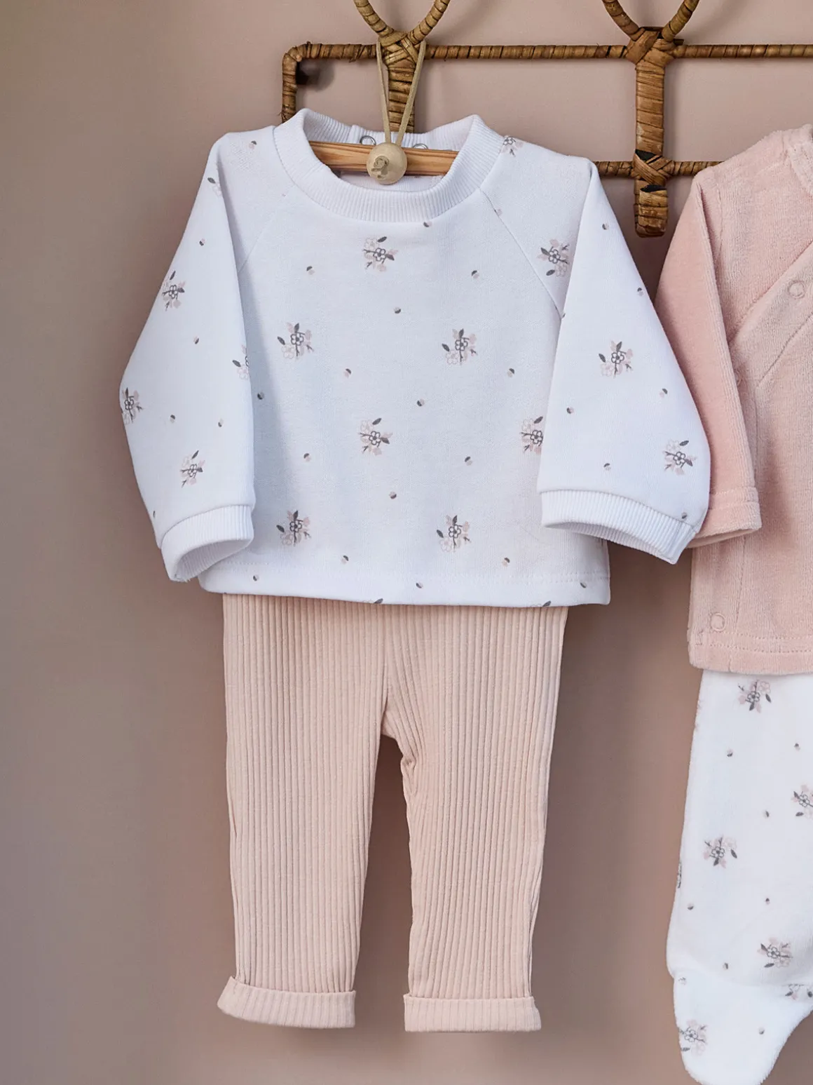 Ensemble sweat pantalon fille (0-9M)