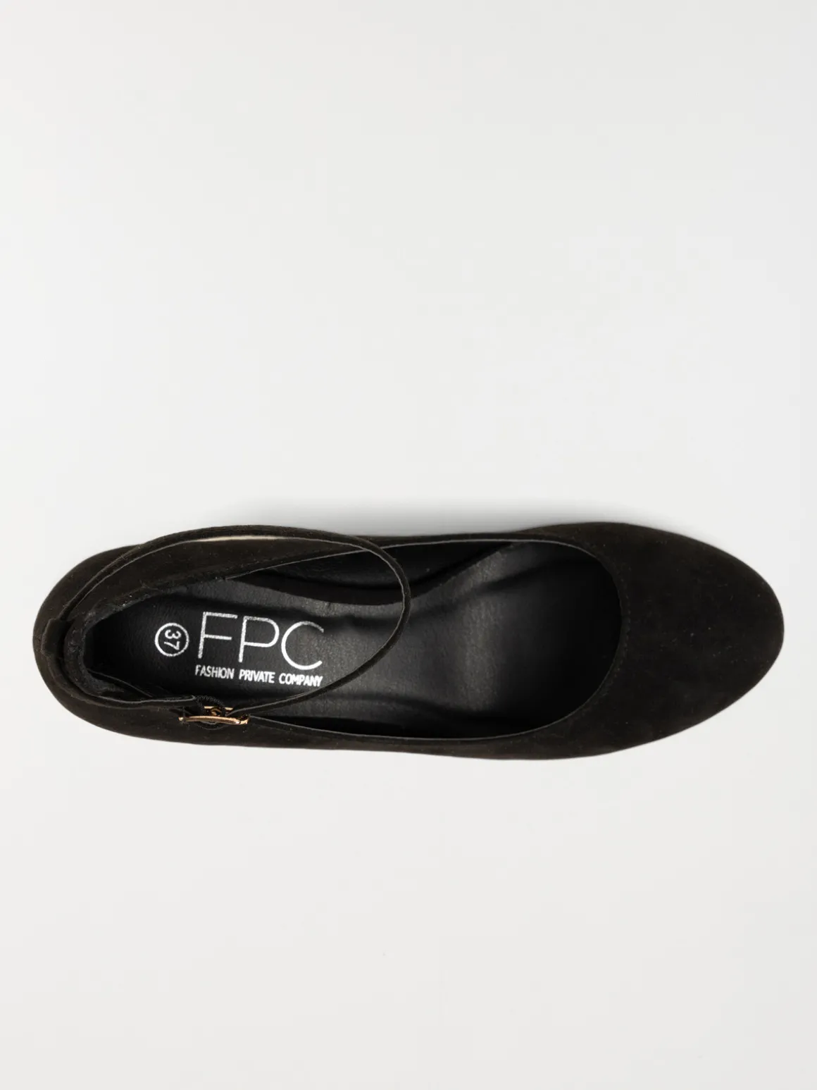 Escarpin bride noire femme (36-41)