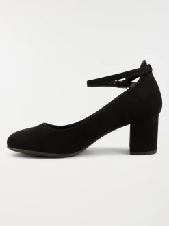 Escarpin bride noire femme (36-41)