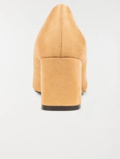 Escarpin femme nude suédine (36-41)