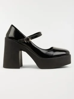 Escarpin plateforme noir femme (36-41)
