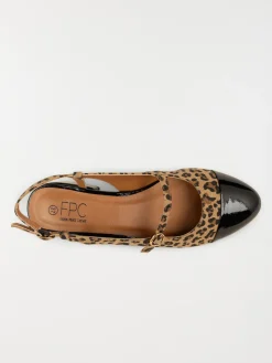 Escarpins babies léopard femme (36-41)