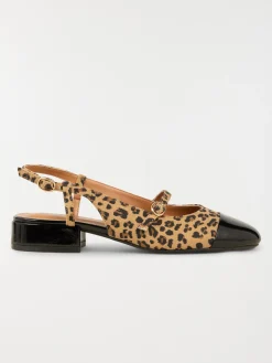 Escarpins babies léopard femme (36-41)