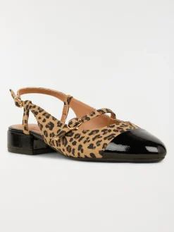 Escarpins babies léopard femme (36-41)