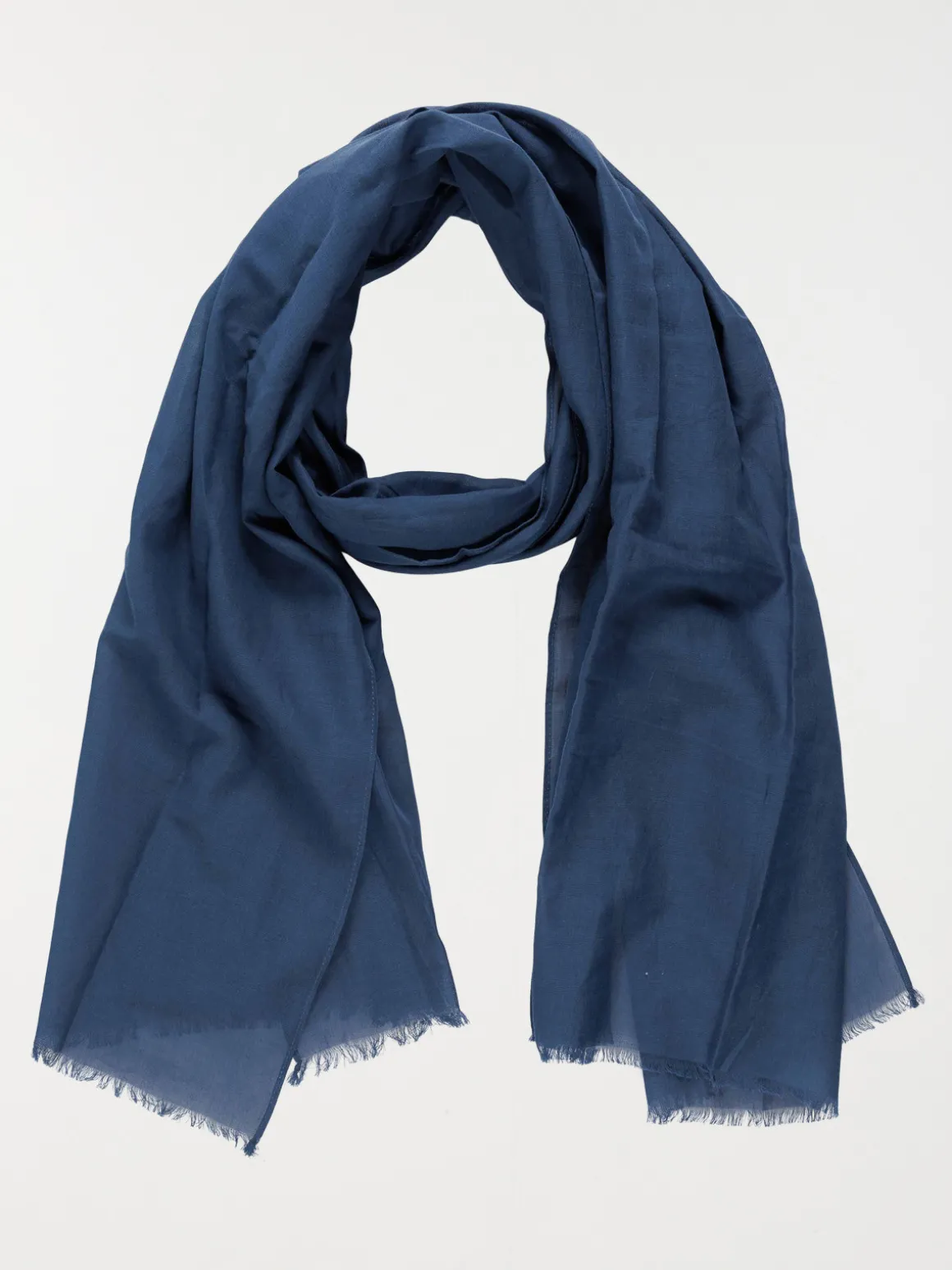 Foulard homme coloris bleu foncé