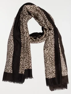 Foulard léopard femme