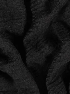 Foulard uni noir femme