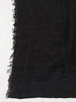 Foulard uni noir femme