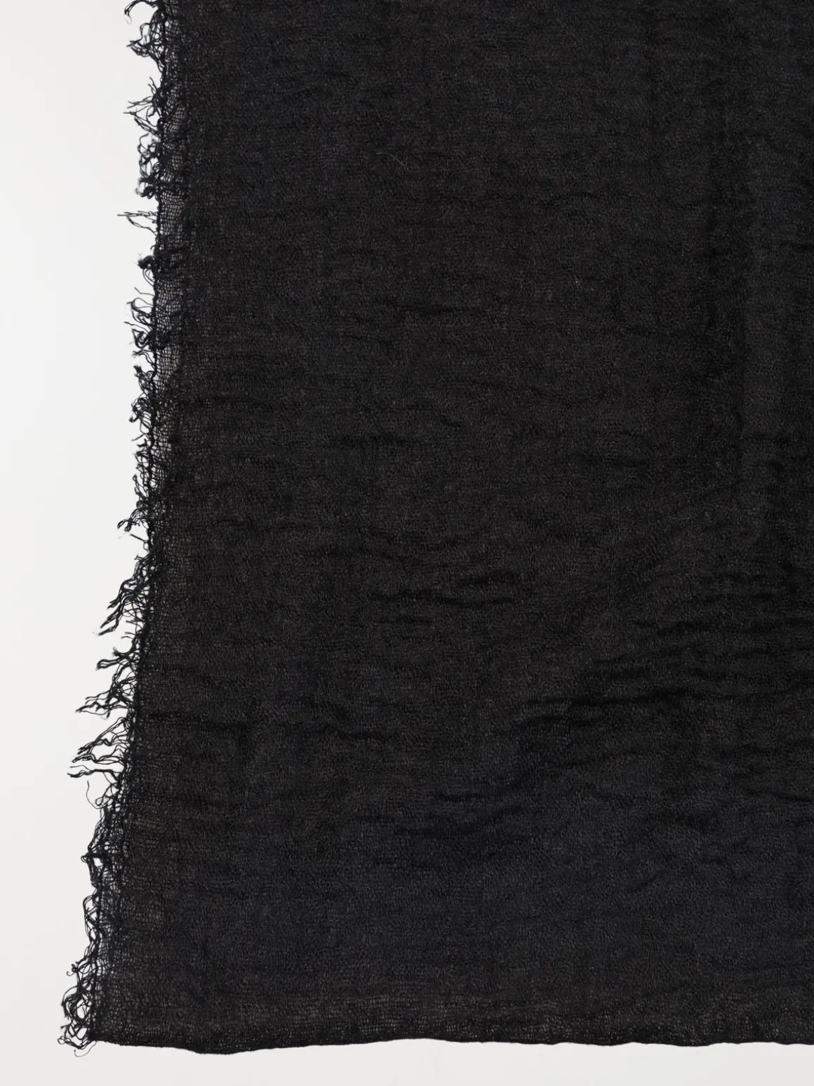 Foulard uni noir femme