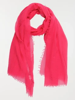 Foulard uni rose fiesta femme