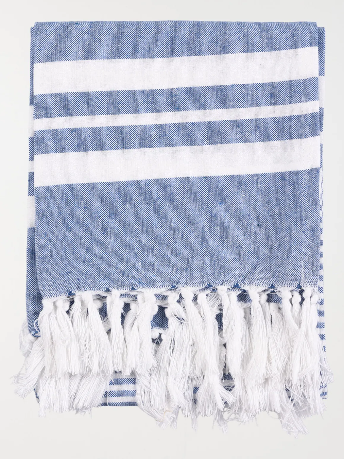 Fouta 80 x 150 cm bleue