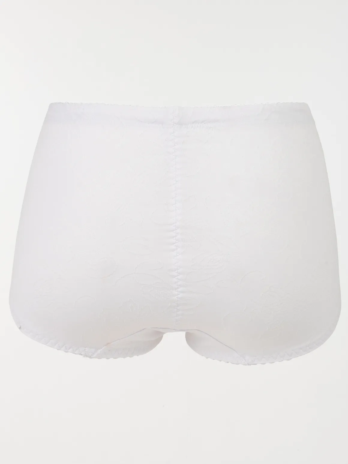 Gaine maintien brodée blanche femme