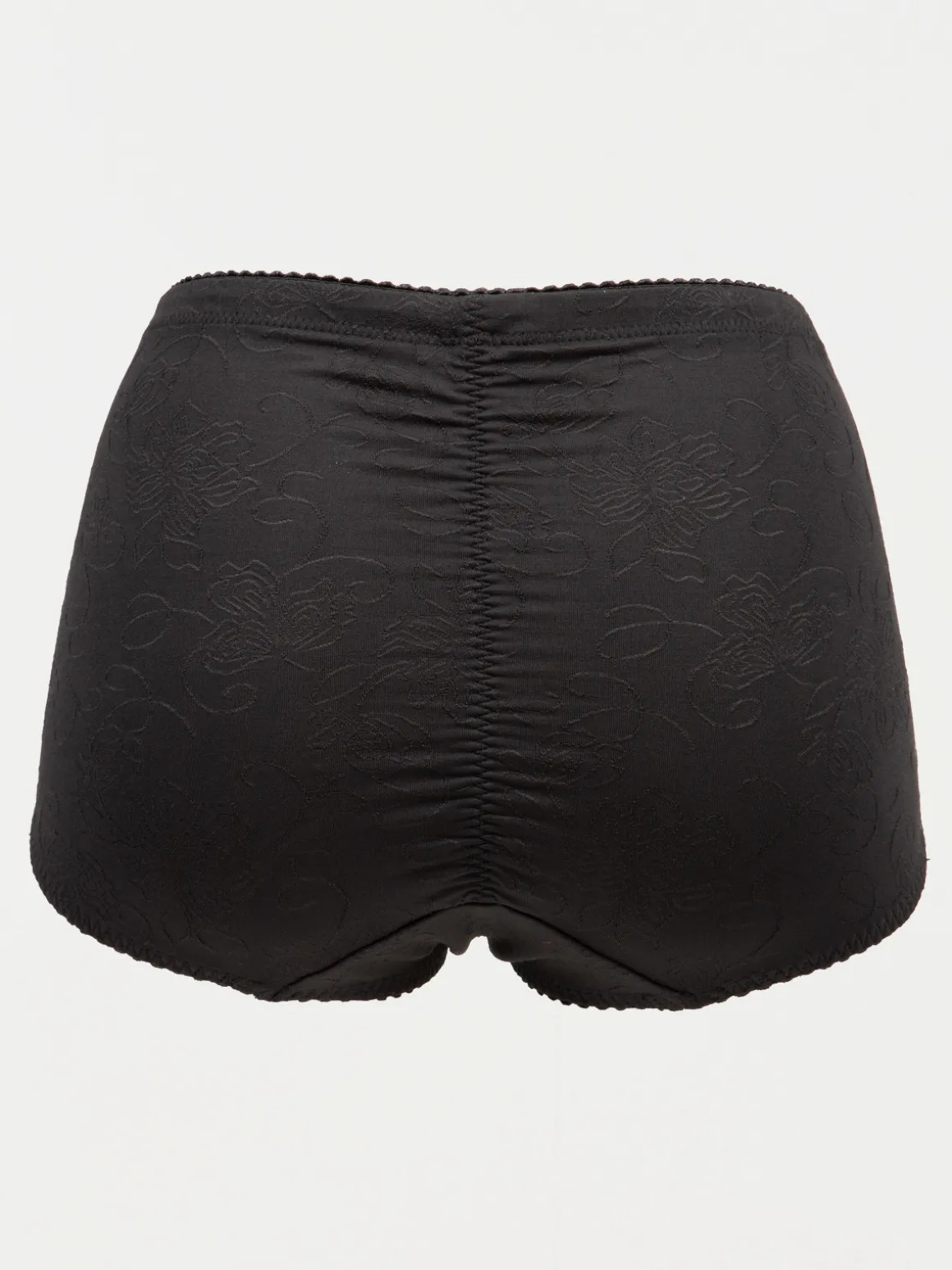 Gaine maintien brodée noire femme