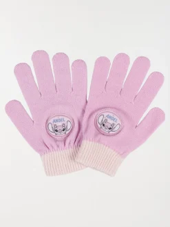 Gants Angel fille coloris vieux rose