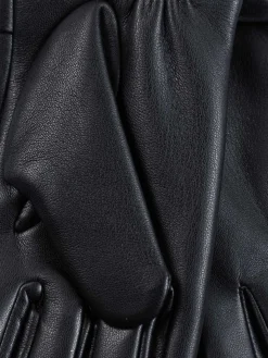 Gants noeuds noirs femme