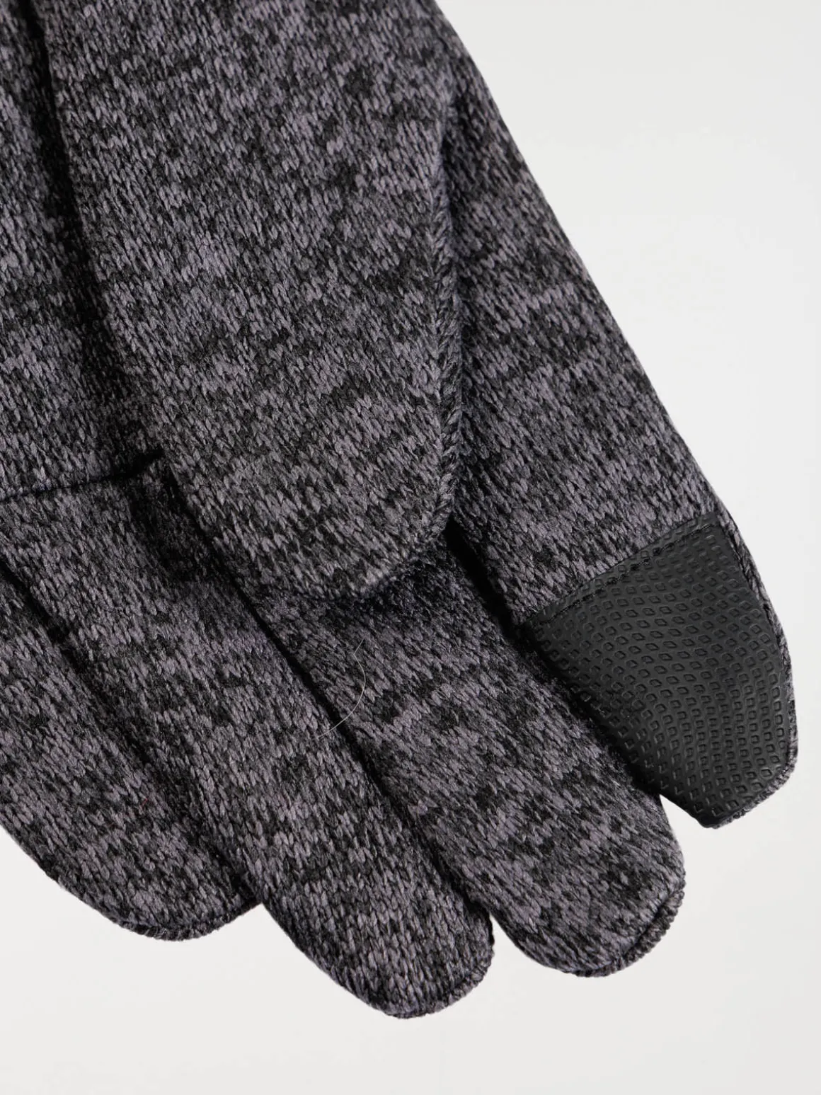 Gants tactiles gris homme