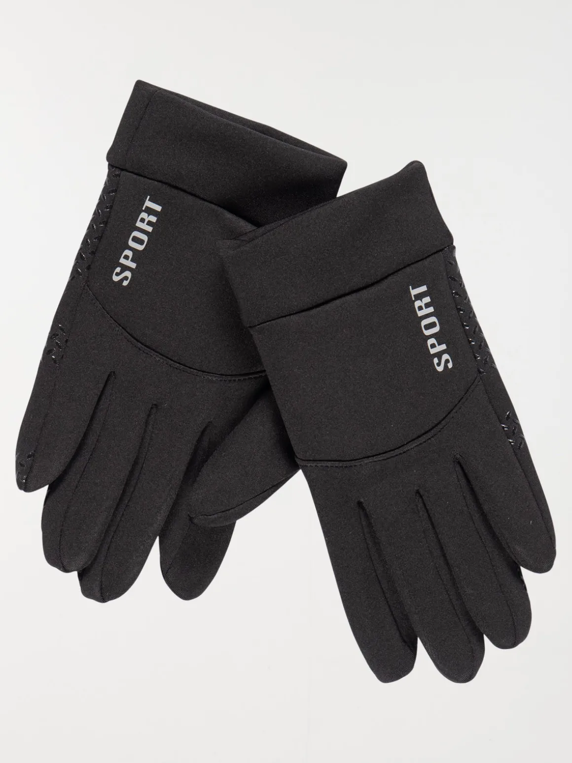 Gants techniques noirs et tactiles homme