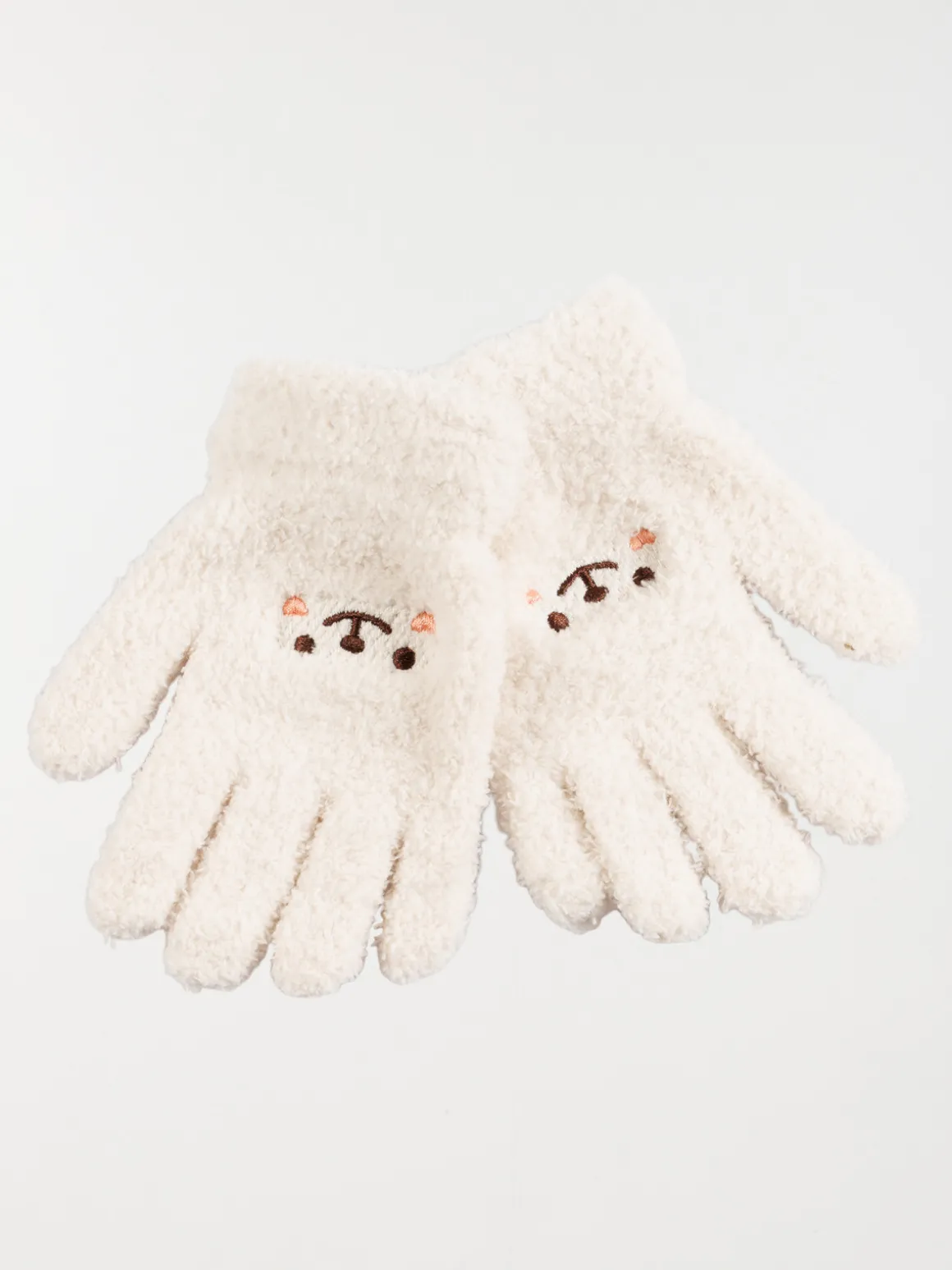 Gants tout doux coquille smile fille