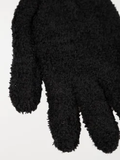 Gants tout doux noirs femme