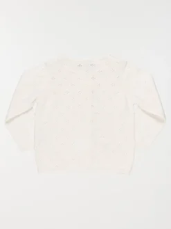 Gilet ajouré écru fille (3-36M)