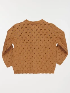 Gilet ajouré fille (3-36M)