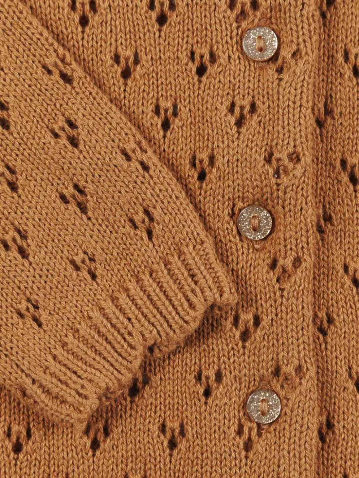 Gilet ajouré fille (3-36M)