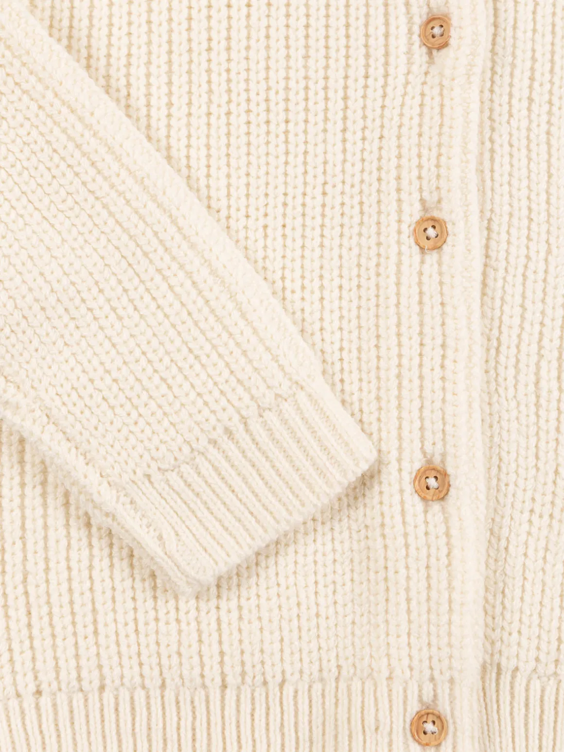Gilet boutonné coquille fille (3-12A)