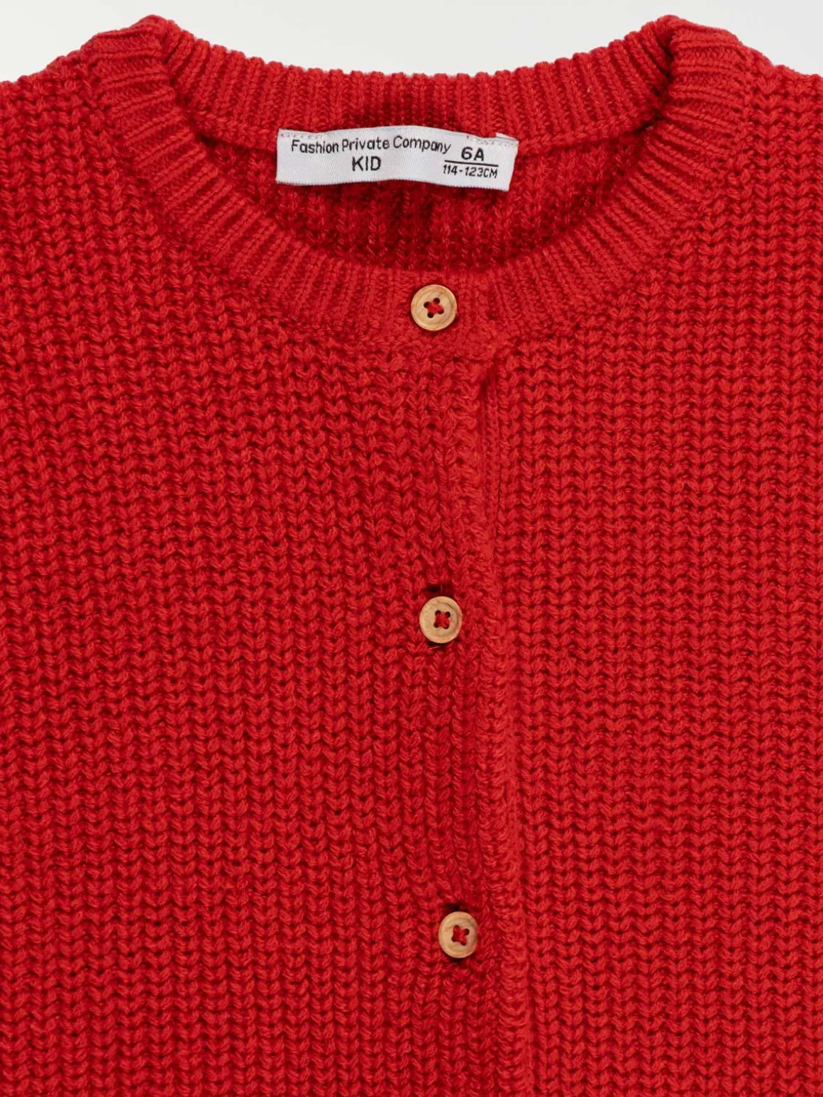 Gilet boutonné red US fille (3-12A)