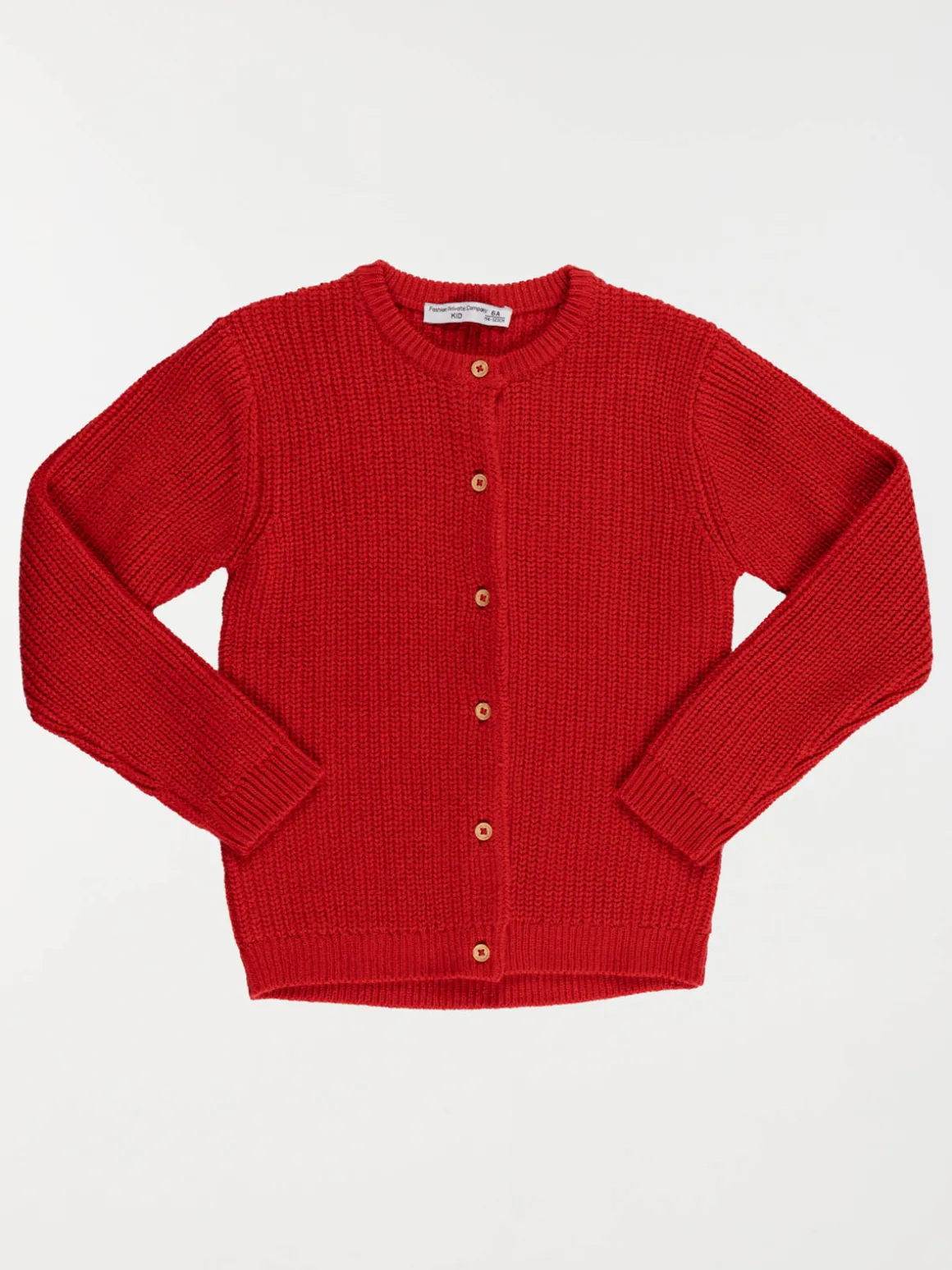 Gilet boutonné red US fille (3-12A)