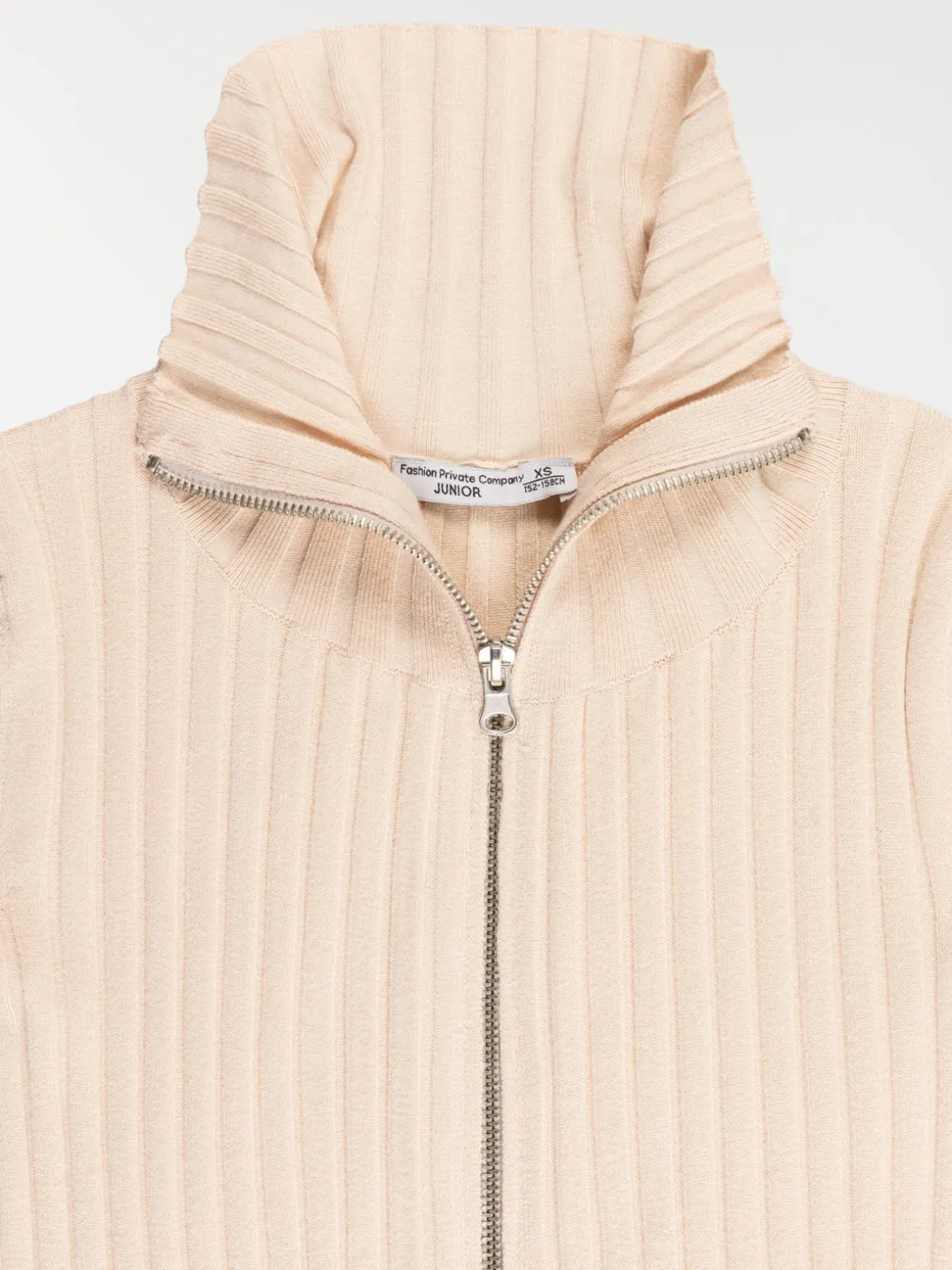 Gilet col montant zippé fille (XXS-M)