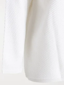 Gilet écru grande taille femme