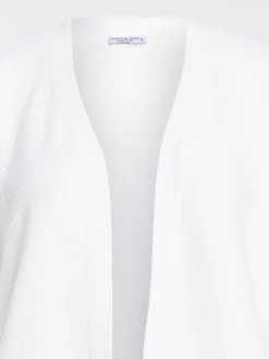 Gilet écru grande taille femme