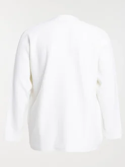 Gilet écru grande taille femme
