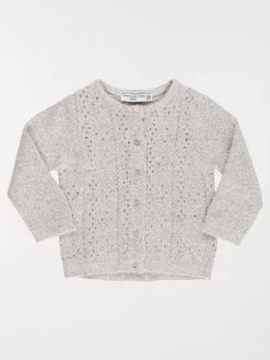 Gilet gris clair chiné fille (3-36M)