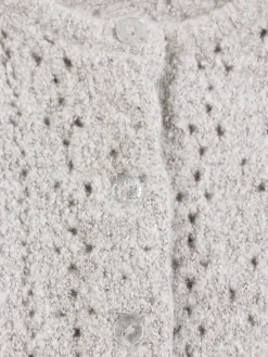 Gilet gris clair chiné fille (3-36M)
