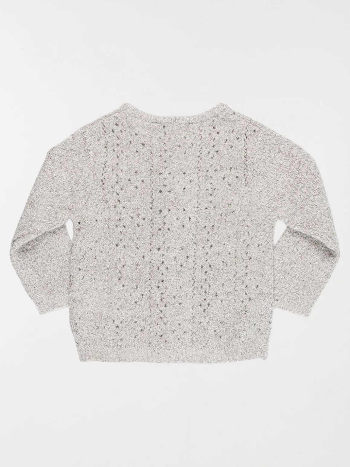 Gilet gris clair chiné fille (3-36M)