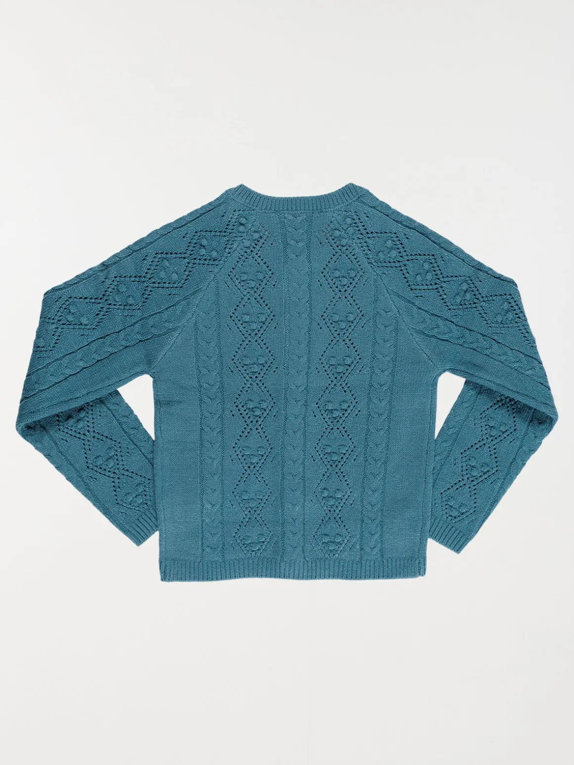 Gilet maille fantaisie fille (3-12A)