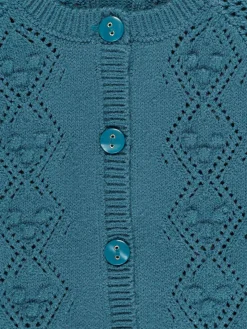 Gilet maille fantaisie fille (3-12A)